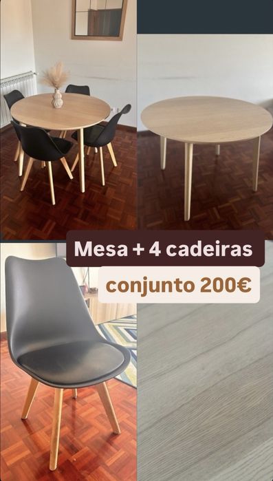 Mesa + 4 cadeiras