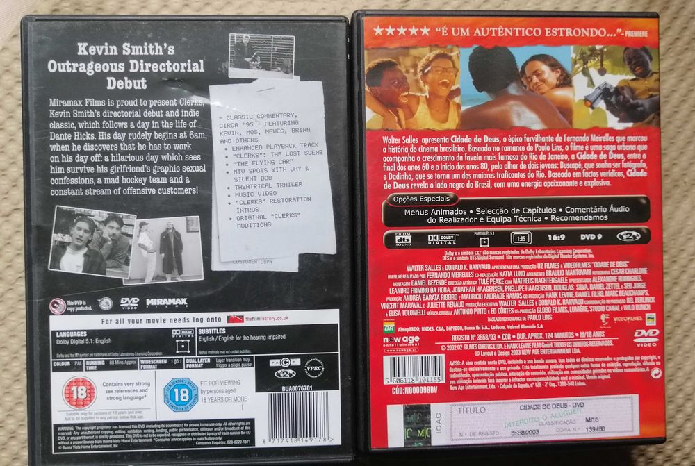 Clerks Kevin Smith   Cidade de Deus Fernando Meirelles