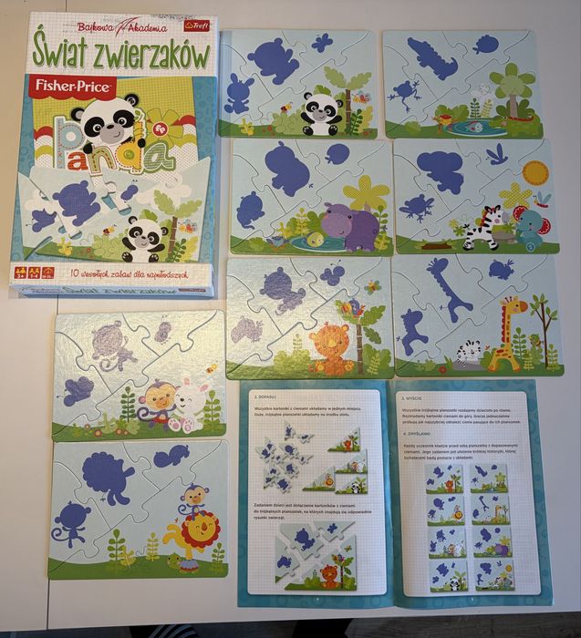 Gry, układanki, puzzle dla 2, 3, 4 latka