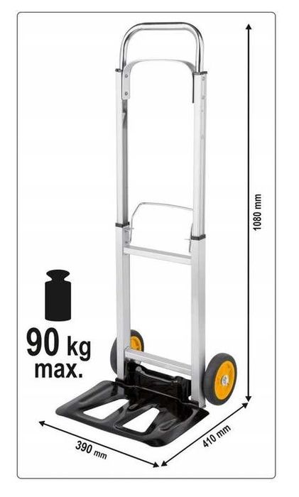 Wózek transportowy Składany 90 kg Pralka Lodówka AGD Młynarka Zmywarka