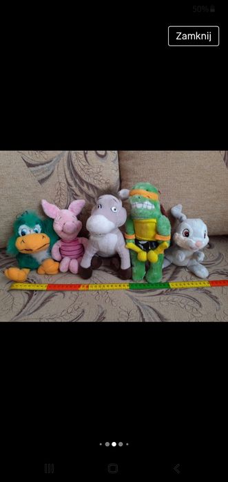 Zabawki 5 sztuk, cały komplet
