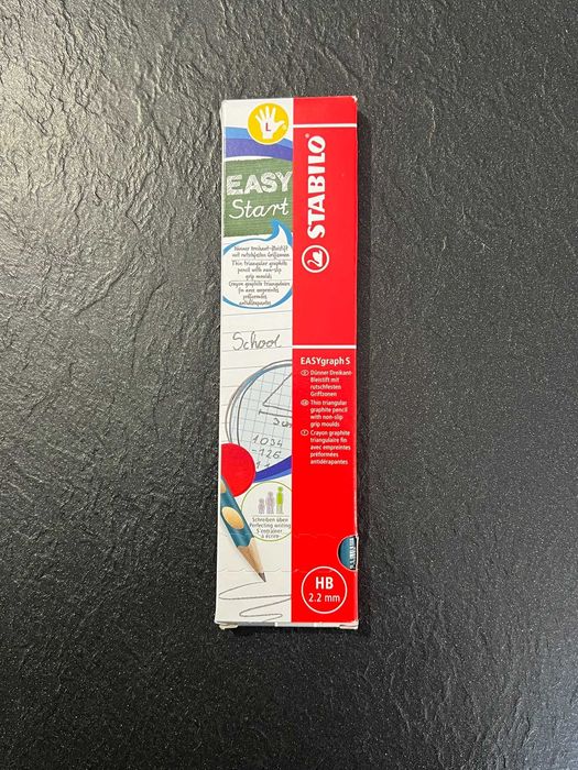 Cienki ołówek grafitowy Stabilo EASYgraph S dla leworęcznych 6 sztuk