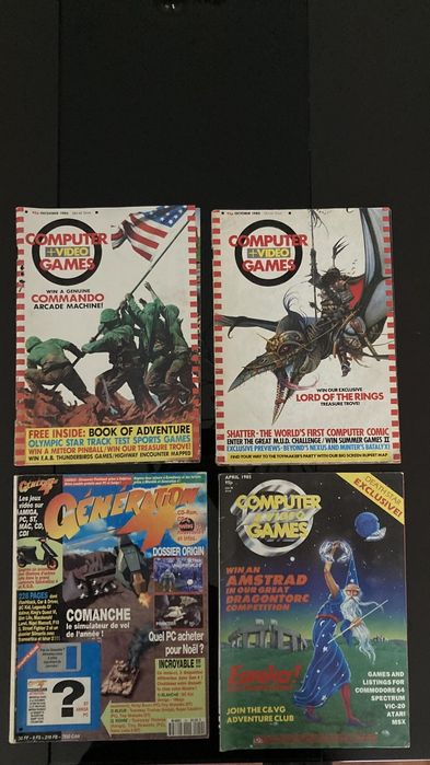 Revistas antigas anos 80