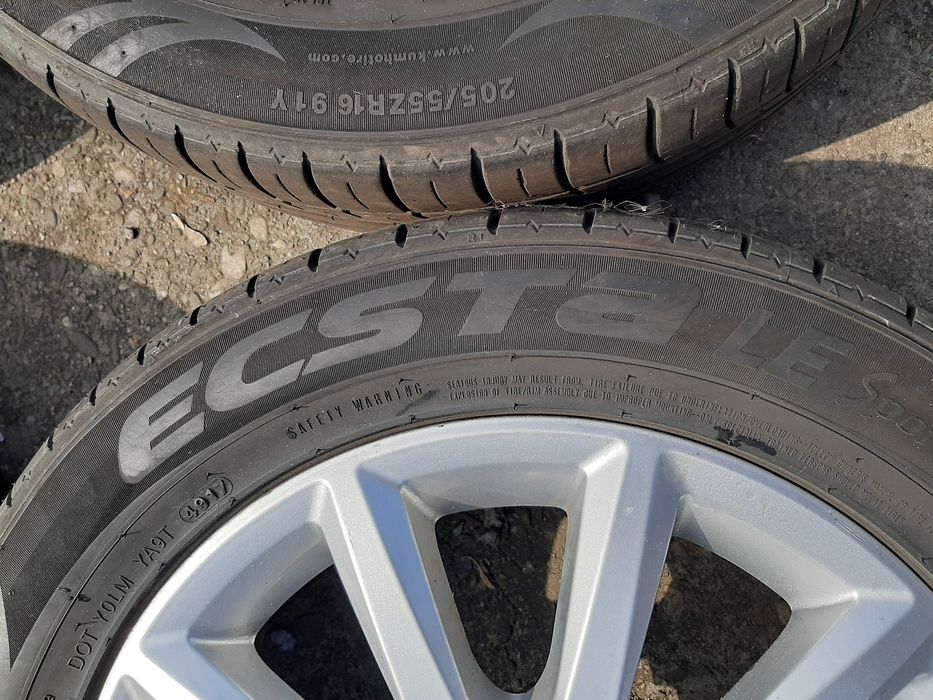 Oryginalne felgi Opel 16 cali z oponami letnimi