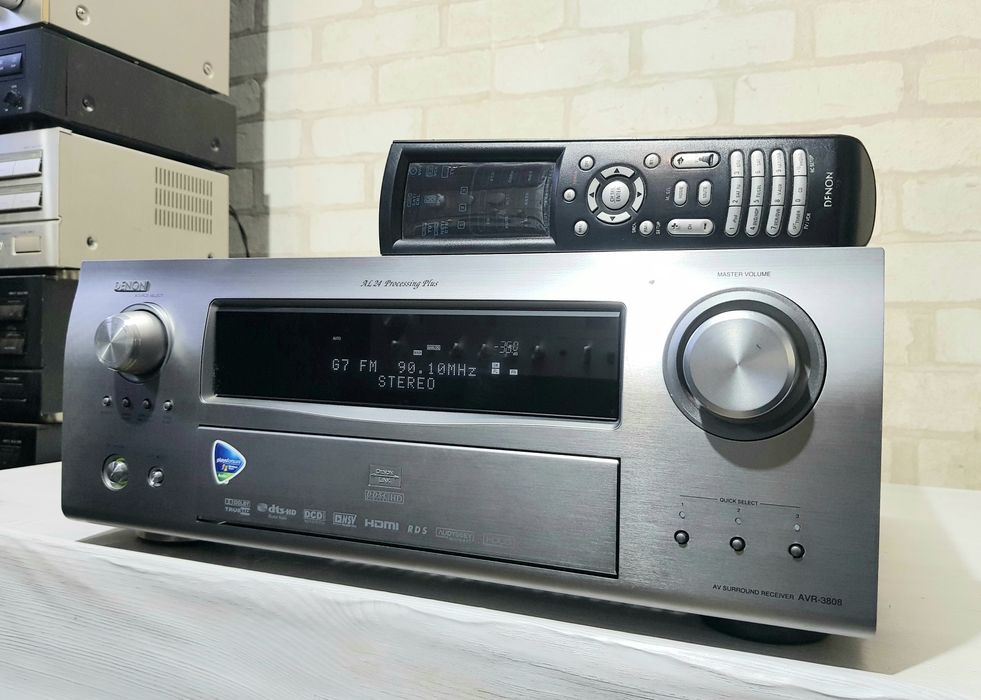 7.1 AV ресивер Denon AVR-3808,7х160Вт,HDMI,USB,3D, Ethernet: 12