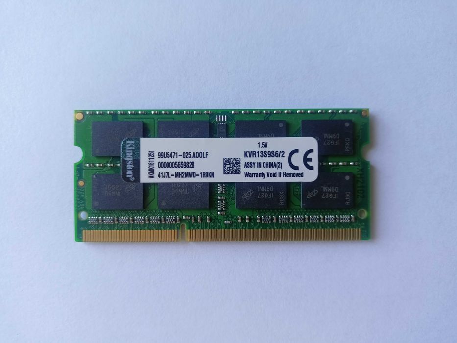 Оперативная память Kingston DDR3-1333 2048MB (KVR13S9S6/2)