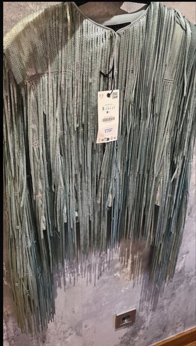 Casaco franjas  zara