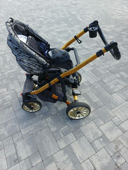 Wózek Adbor 3w1 czarno szary
