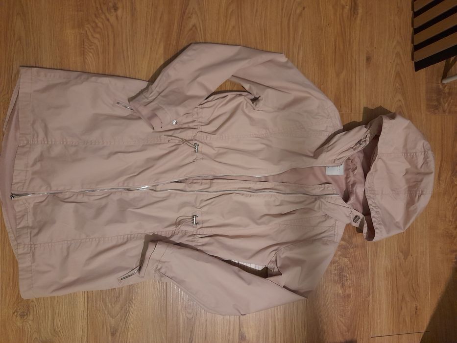 Kurtka przejsciowa parka r. L firmy House kolor "brudny" róż