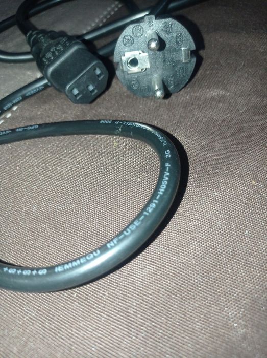 Kabel zasilający pC drukarkę itp