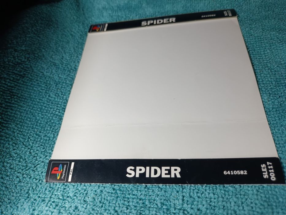 Ps1 PSX Spider psone PlayStation 1 Okładka Tylnia