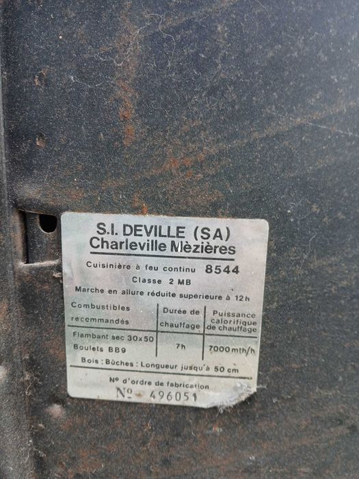 Forno a lenha marca DEVILLE