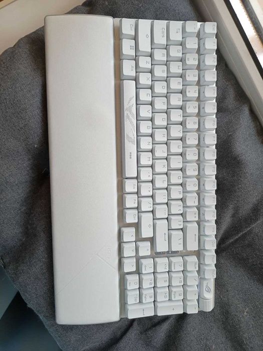 Клавіатура бездротова Asus ROG Strix Scope II 96 Wireless NX Snow EN PBT White (90MP037A-BKUA30)