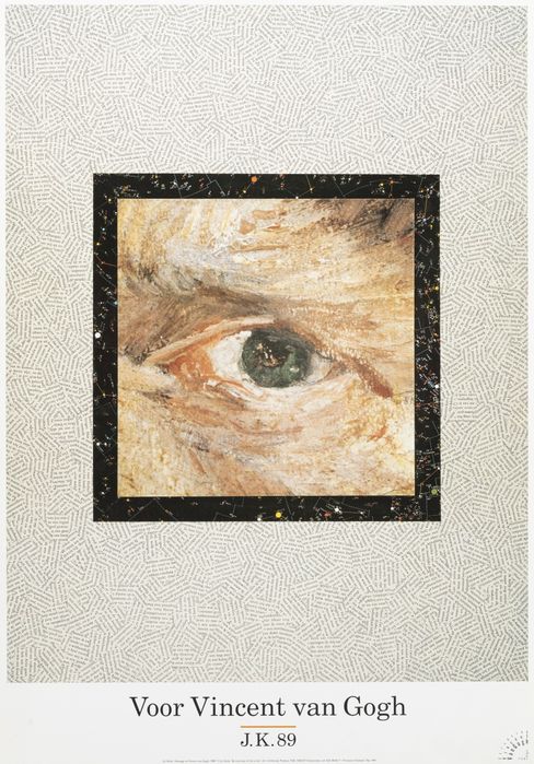 Pintura - Poster Jiri Kolár Homenagem V.Van Gogh 1990