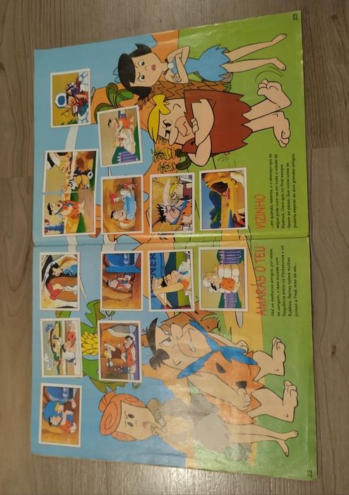 Caderneta Flintstones Panini