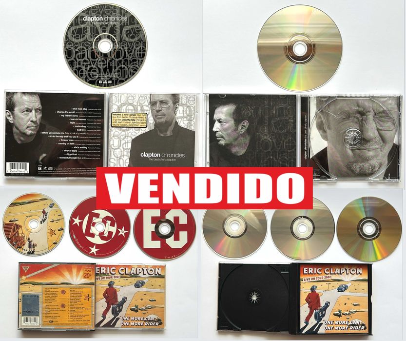 Coleção CDs Eric Clapton