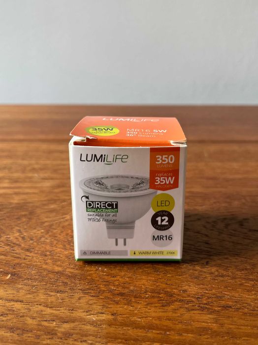 Lâmpadas LED 5W - MR16 (GU 5.3)