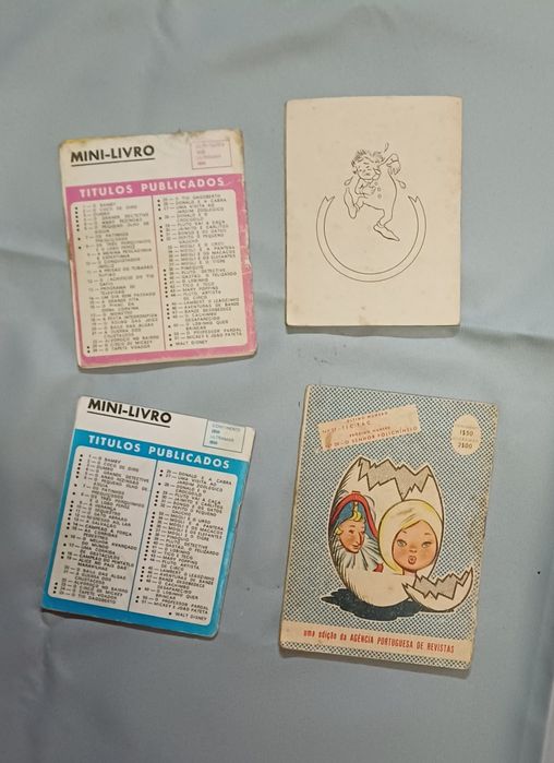 Mini livros antigos (anos 60-70)