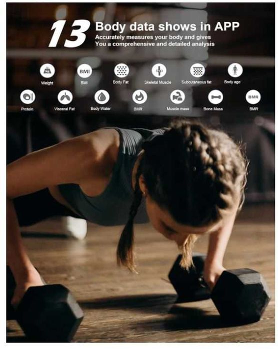 Inteligentna waga cyfrowa Healthkeep