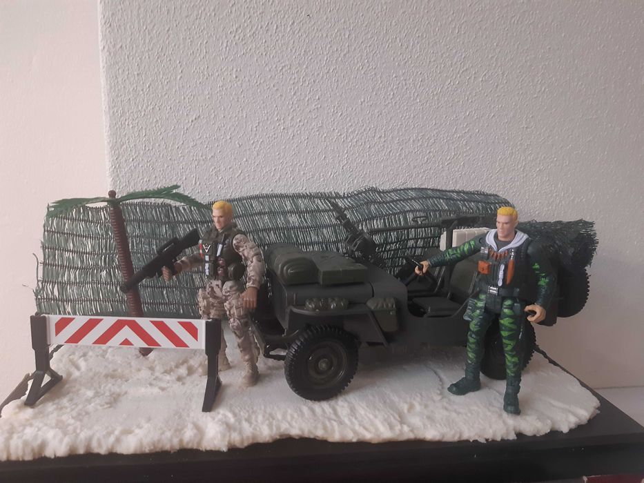 Miniatura 1/18 Jeep SAS 1942 - Militar