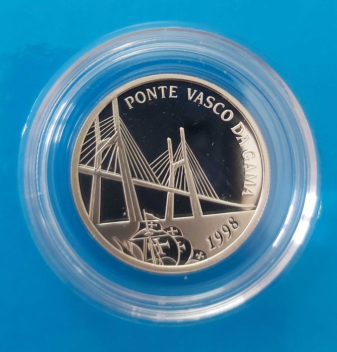 500$00 de 1998, Inauguração da Ponte Vasco da Gama prata proof