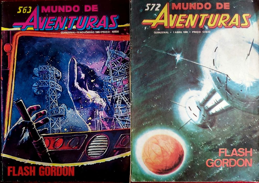 Flash Gordon; 5xInfinito; Jeff Hawke; Garth; Riquiqui; L Euripo Sunday