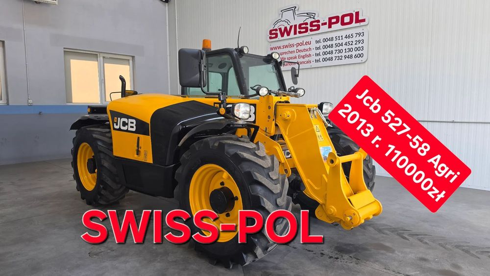 JCB 527-58 AgrI Ładowarka Teleskopowa 634LSU MANITOU 531-60 Agri Merlo Dieci Weidemann Schafer 527-55  Posiadamy transport Duży wybór maszyn Rolniczych Merlo Bobcat 470 Jlg