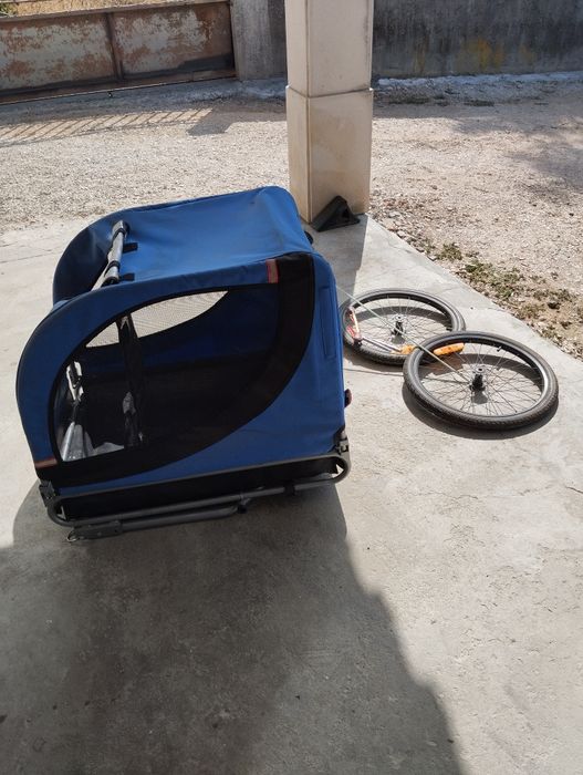 Atrelado  de Bicicleta para cachorro.