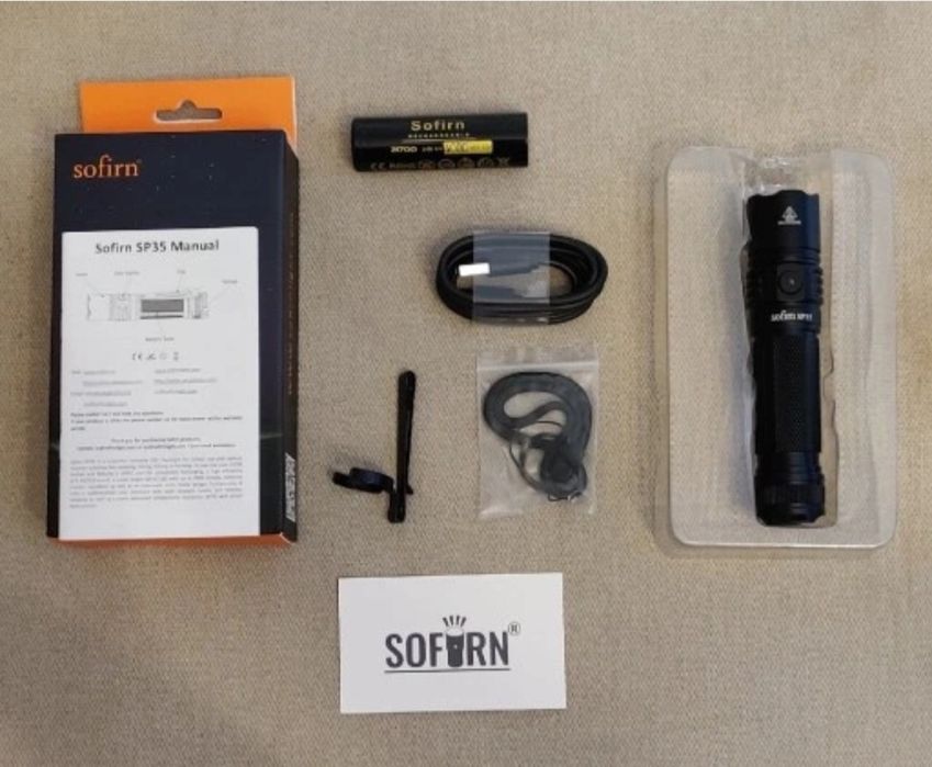 latarka Sofirn SP35 SST40, 6000K +ogniwo 21700