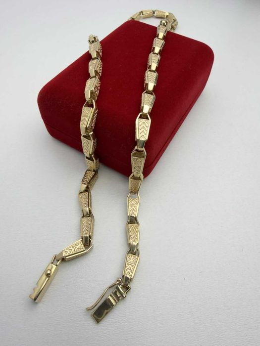 Złoty Łańcuch Diamentowany 78,07g P585 14K 62cm. Pełny Szuflada