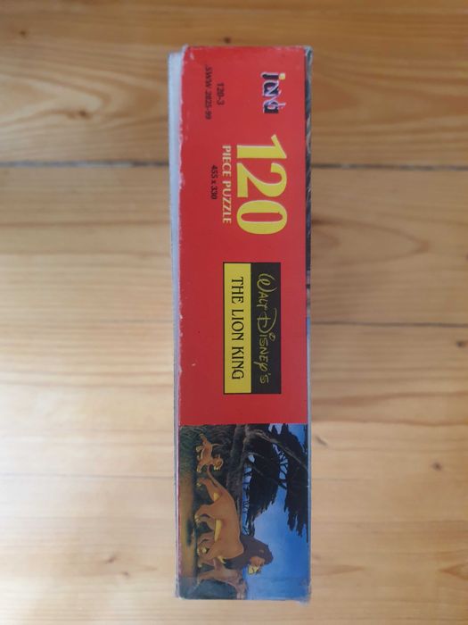 Puzzle Król Lew 120 elementów Lata 90 PRL Vintage