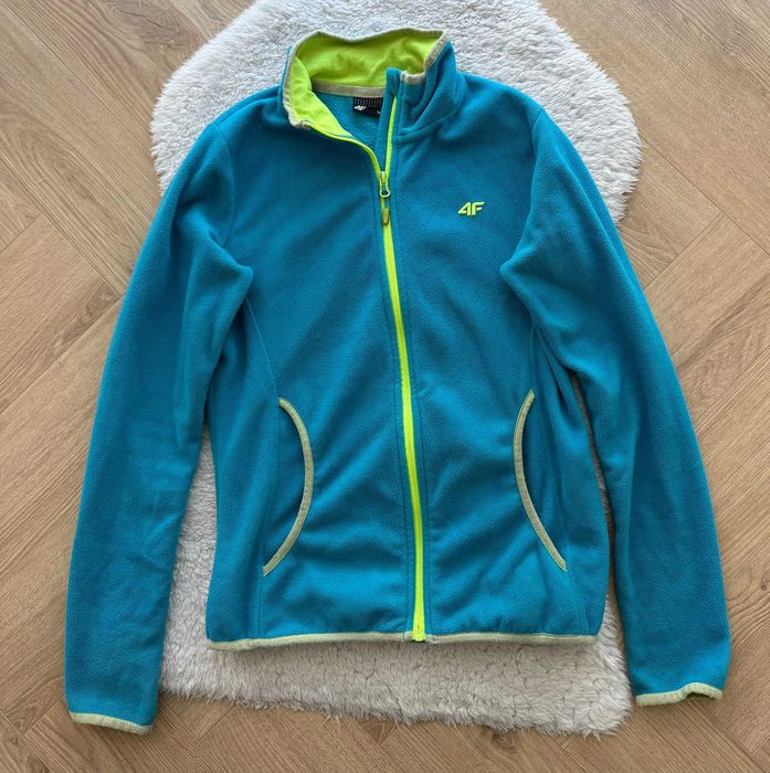 4F bluza Polar na zamek niebieski Lemo  36 s m