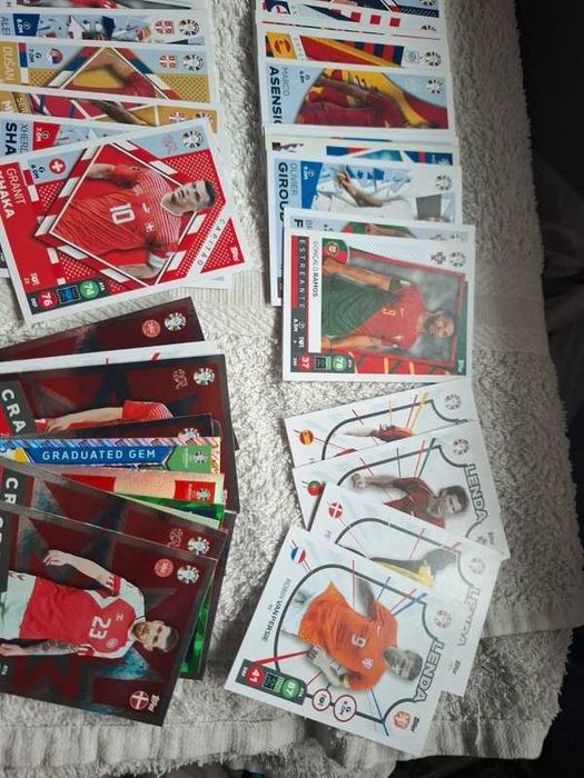 Lote Cartas Topps Match Attax Seleções