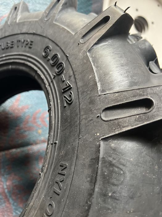 Покришка на мотоблок 5.00-12, 6.00-12, резина, шина минитрактор колеса