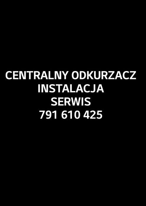 Cetralny odkurzacz instalacja serwis
