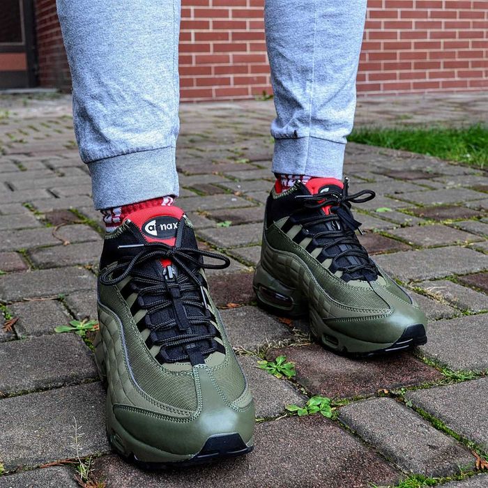 Мужские зимние кроссовки Nike Air Max 95 Sneakerboot "Khaki" 40-45