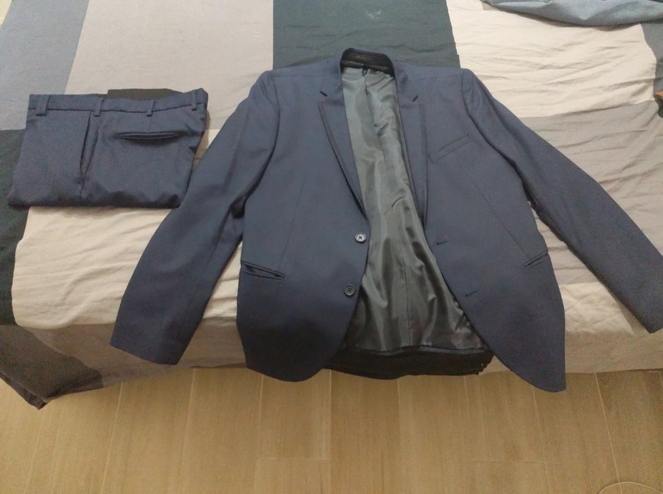 Fato privat fit azul escuro Suits inc