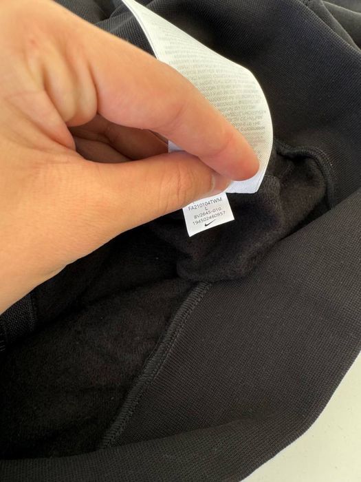 Зіпка Nike Club / кофта на замку найк чорна/ худі nike на замку