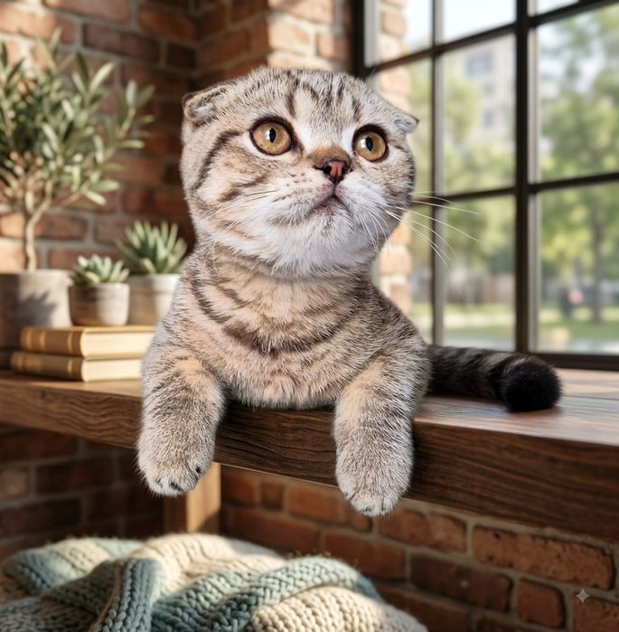 Вихований,ніжний котик!