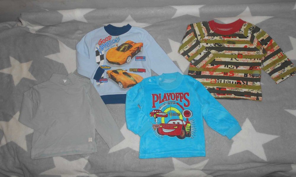 Пакет 92-98 см (гольф, лонгслив, водолазка, кофта) цена за всё 9 шт