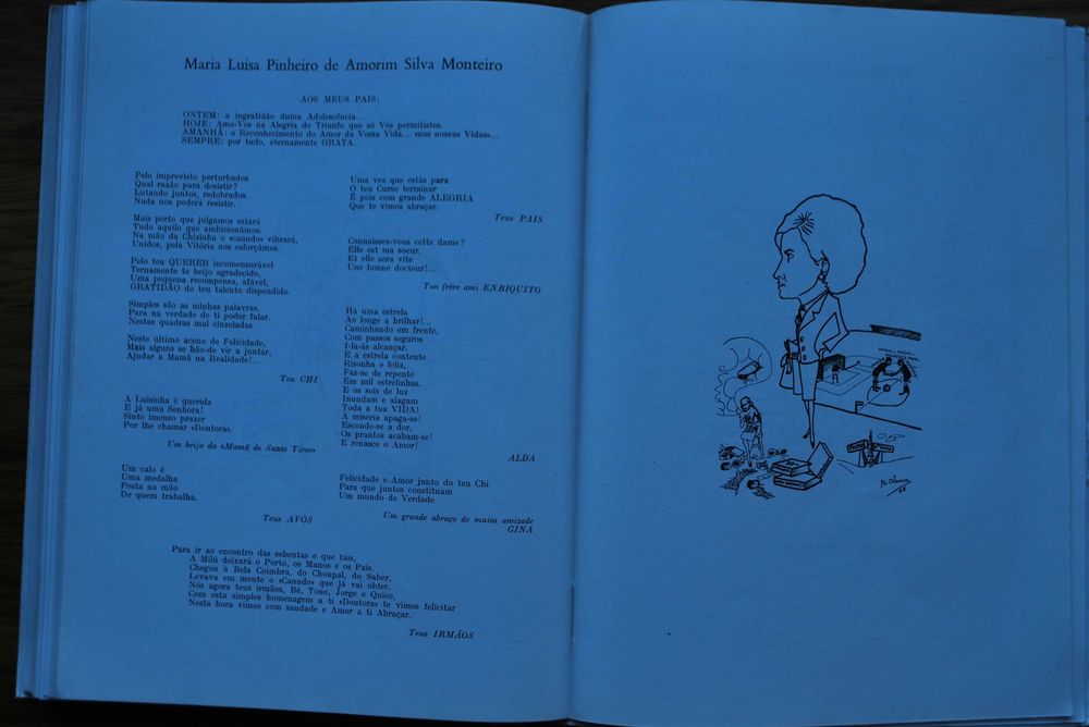 Letras Coimbra 1968 (Composto Identificação de 130 Fitados de Letras)