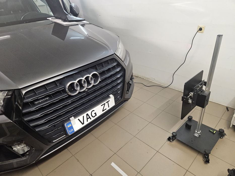 Калібровка радарів, камери асистентів  AUDI, VW, Skoda, Seat