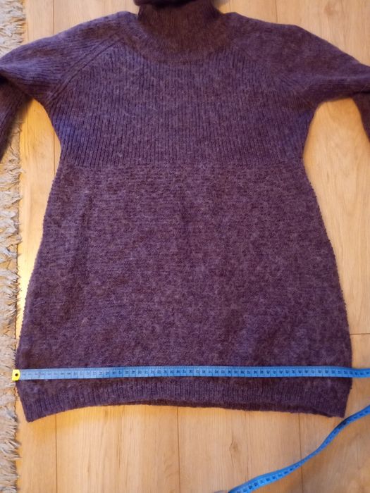 Sweter golf wełniany M/L
