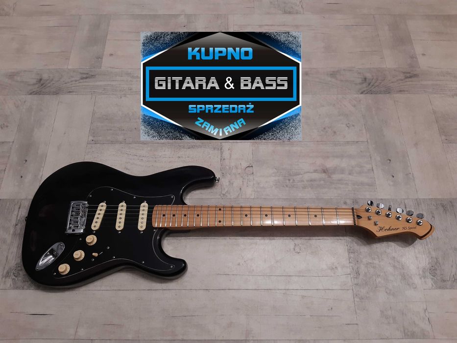 Gitara Hohner- Korea 1995r -transparent black- wysyłka Gratis -zamiana