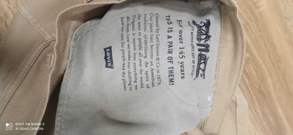 Męskie spodnie jeansy Levis Levi's 514 W40L32 40X32 40/32