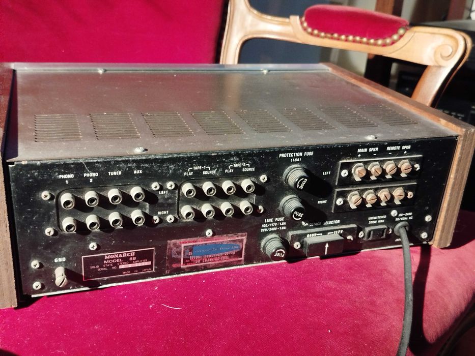 Monarch Stereo Amplifier Series 8, Model 88, 1960s, Made in Japan64286582500099122