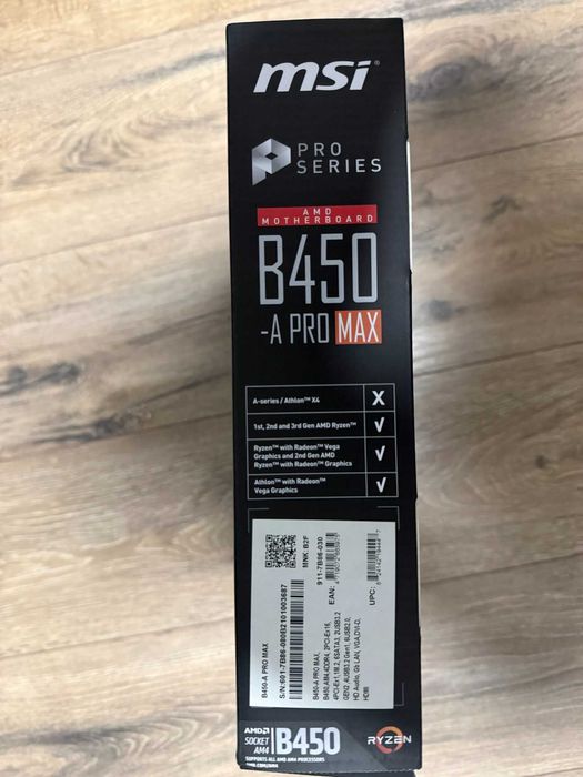 Материнська плата MSI B450 A Pro Max