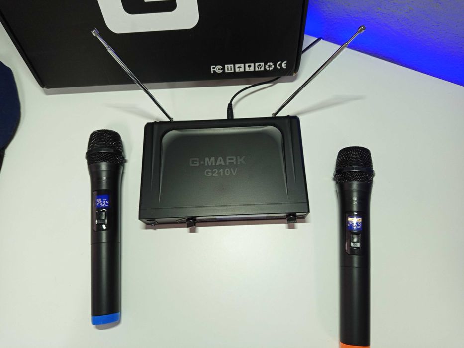 Microfones sem fio G-MARK G210V Novos