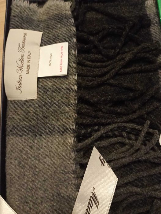 Made in Italy Zestaw prezentowy 2 szaliki wełniane