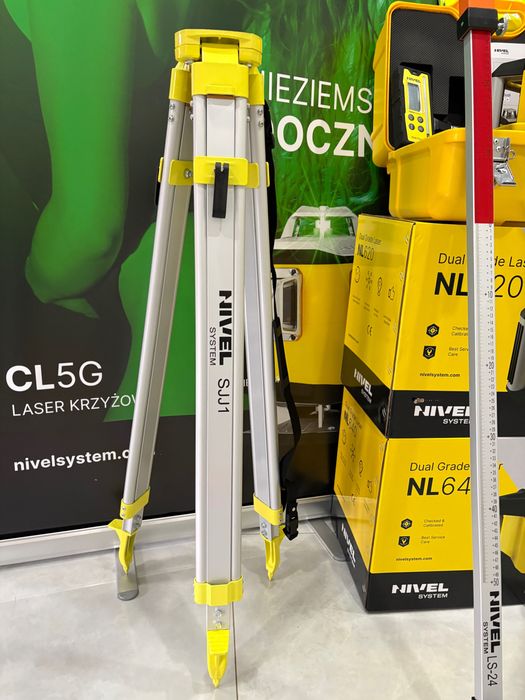 Nivel System Niwelator laserowy NL 620 R lata statyw RD 600 Nowy fv